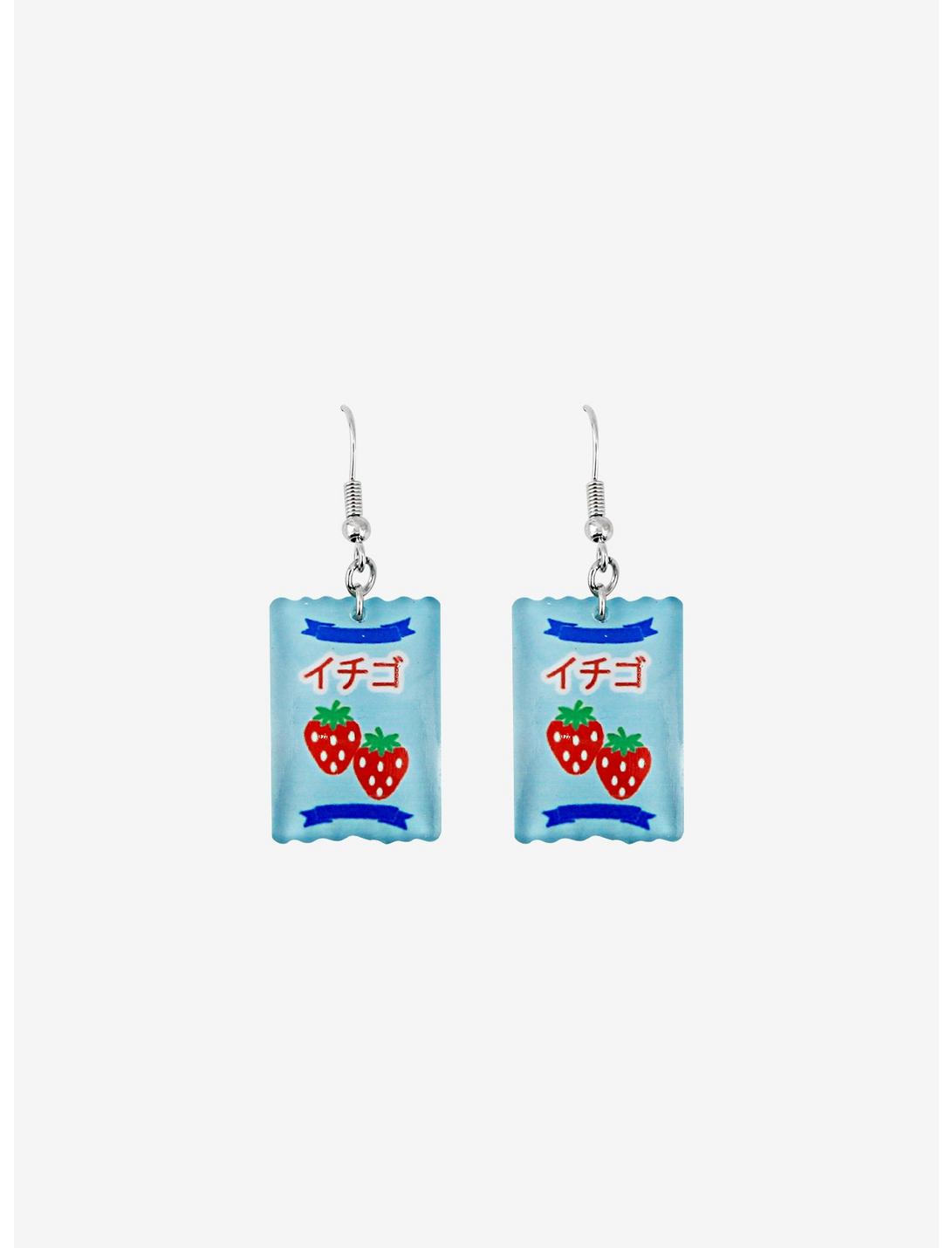Strawberry Candy Bag Drop Earrings, , hi-res