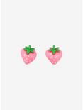 Pink Strawberry Earrings, , hi-res