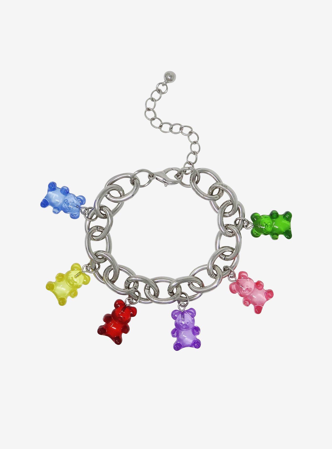 Candy Bear Charm Chain Bracelet, , hi-res