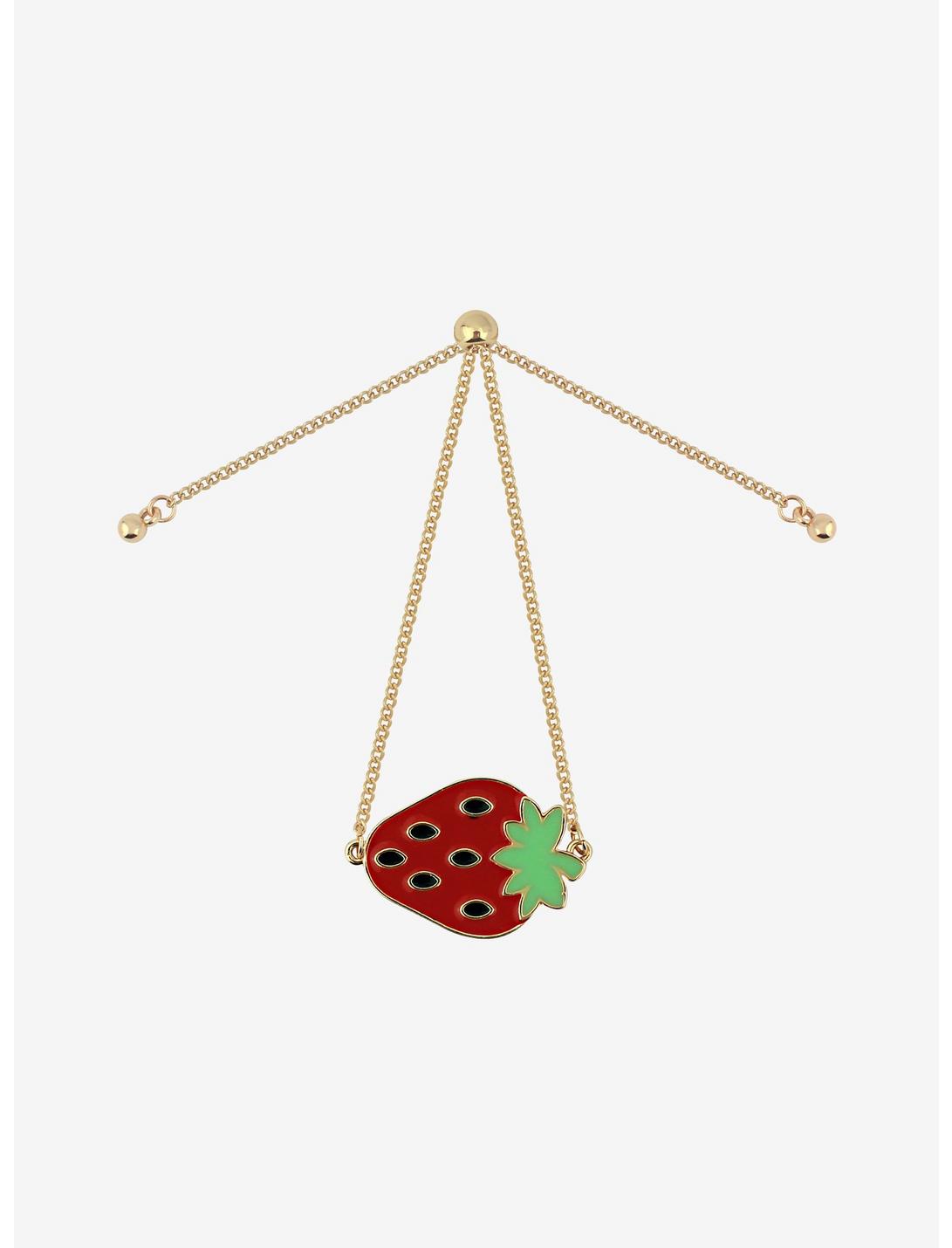 Strawberry Chain Cord Bracelet, , hi-res