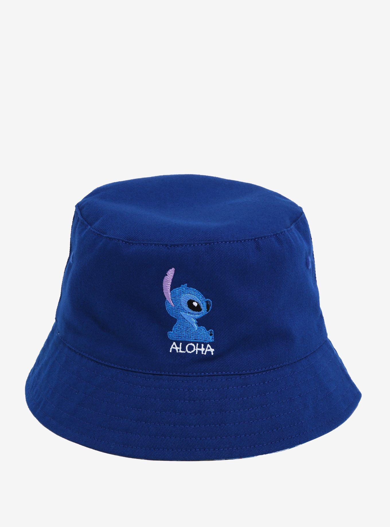 Disney Lilo & Stitch Stitch Reversible Youth Bucket Hat - BoxLunch Exclusive, , hi-res