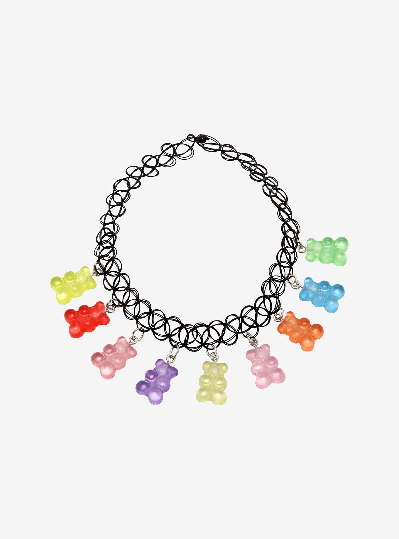 Candy Bear Tattoo Choker, , hi-res