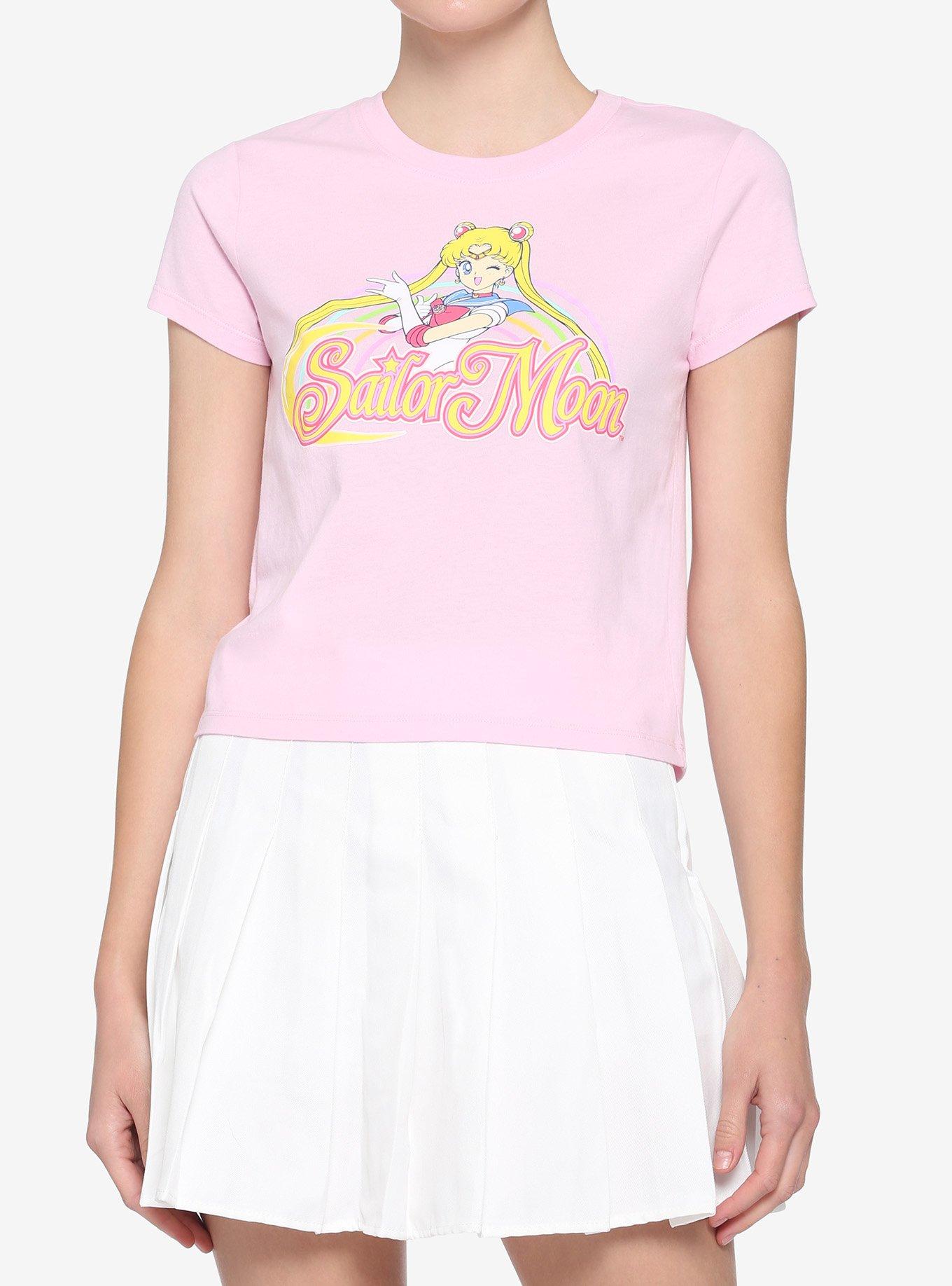 Sailor Moon Logo Girls Baby T-Shirt, MULTI, hi-res
