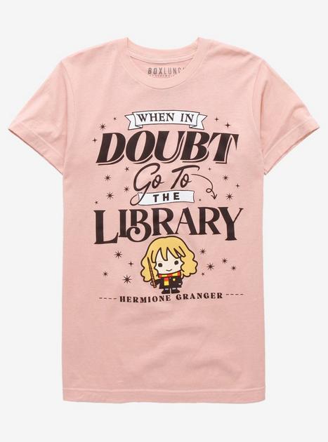 Women's T-Shirts [Out of Print] Hermione Granger / When in doubt, go to the library Tee (Black) (Womens) 15027219_hi?h=630