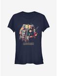 Star Wars The Mandalorian Mando And Boba Fett Duo Girls T-Shirt, NAVY, hi-res