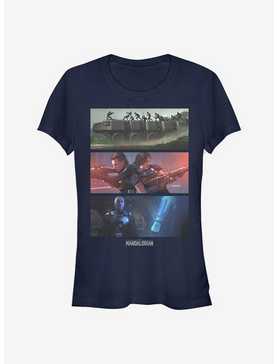 Star Wars The Mandalorian Battle Scene Girls T-Shirt, , hi-res