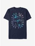 Star Wars The Mandalorian Cara Dune And Fennec Shand Outline T-Shirt, NAVY, hi-res