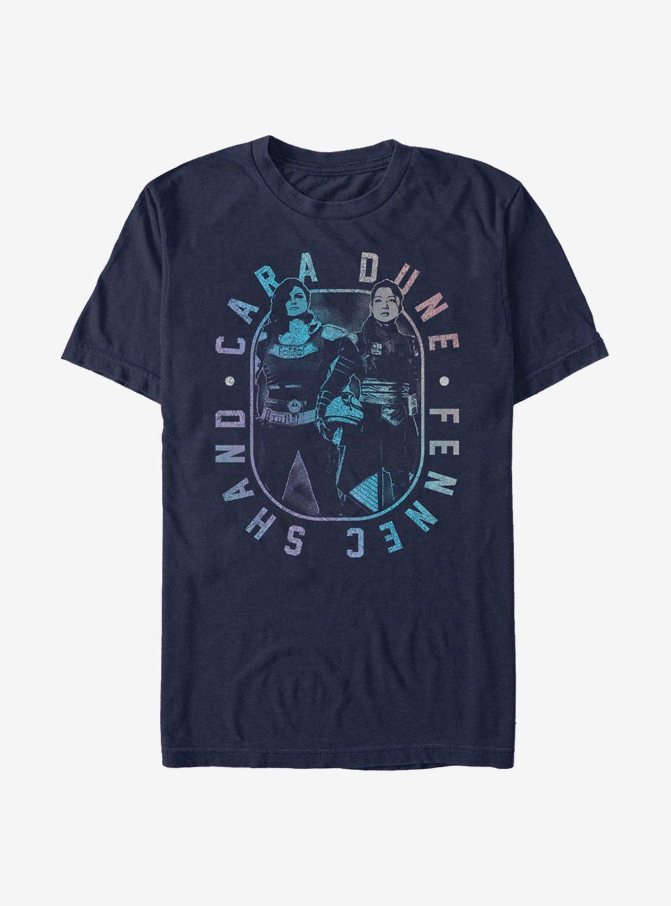 Star Wars The Mandalorian Season 2 Dune And Shand T-Shirt, NAVY, hi-res