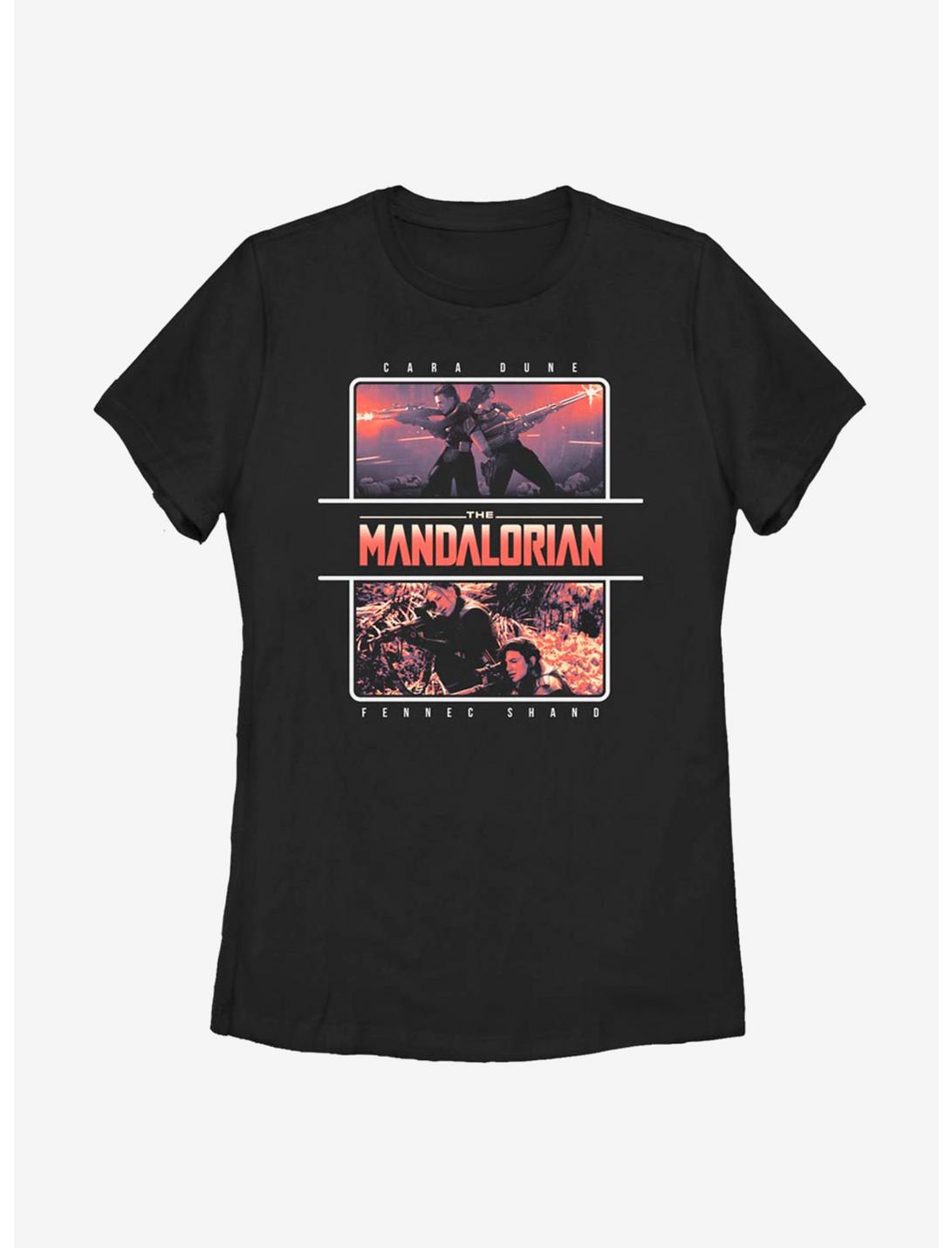 Star Wars The Mandalorian Season 2 Dune Shand Team Womens T-Shirt, BLACK, hi-res