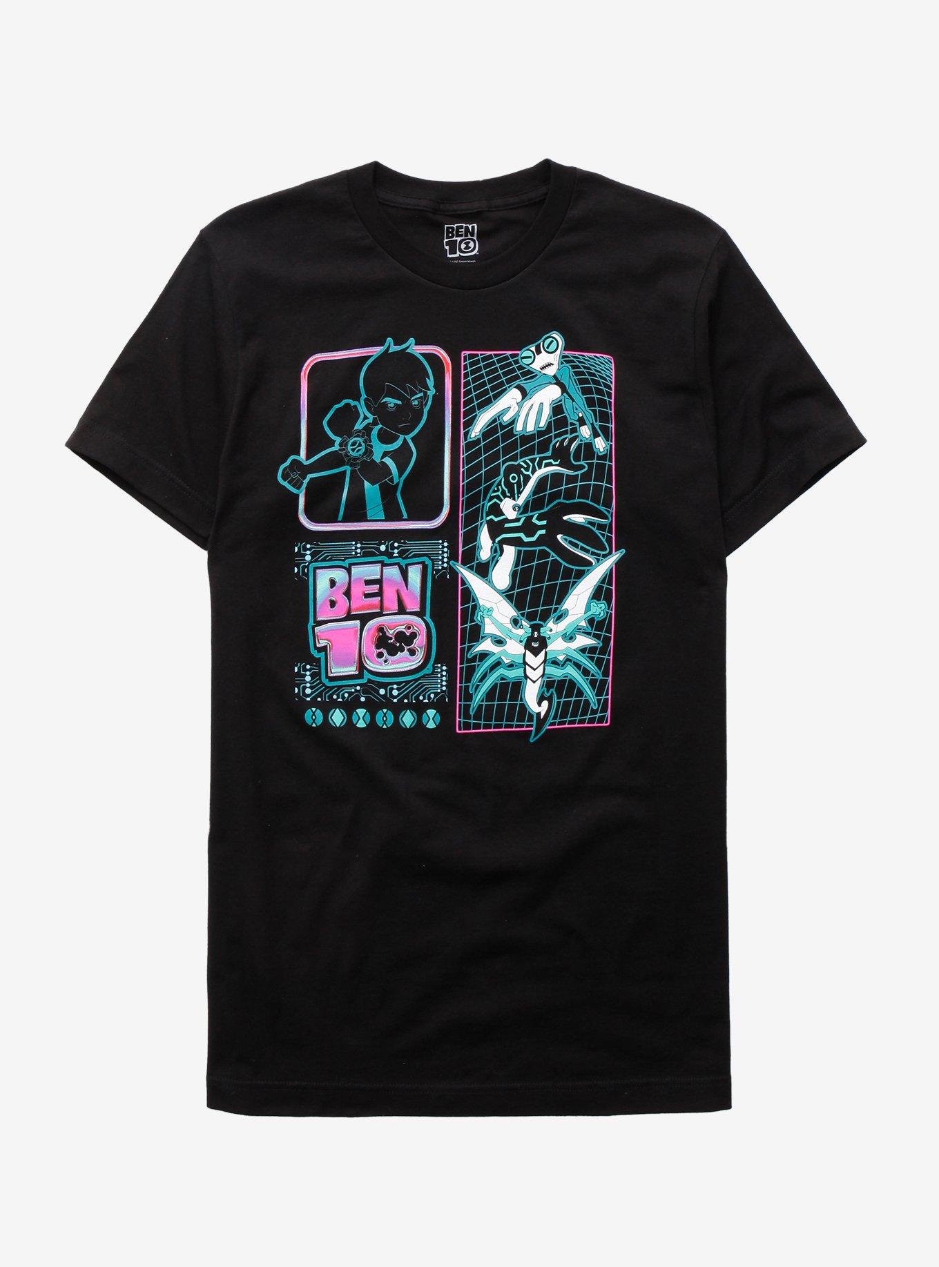 Ben 10 Aliens T-Shirt - BoxLunch Exclusive, BLACK, hi-res