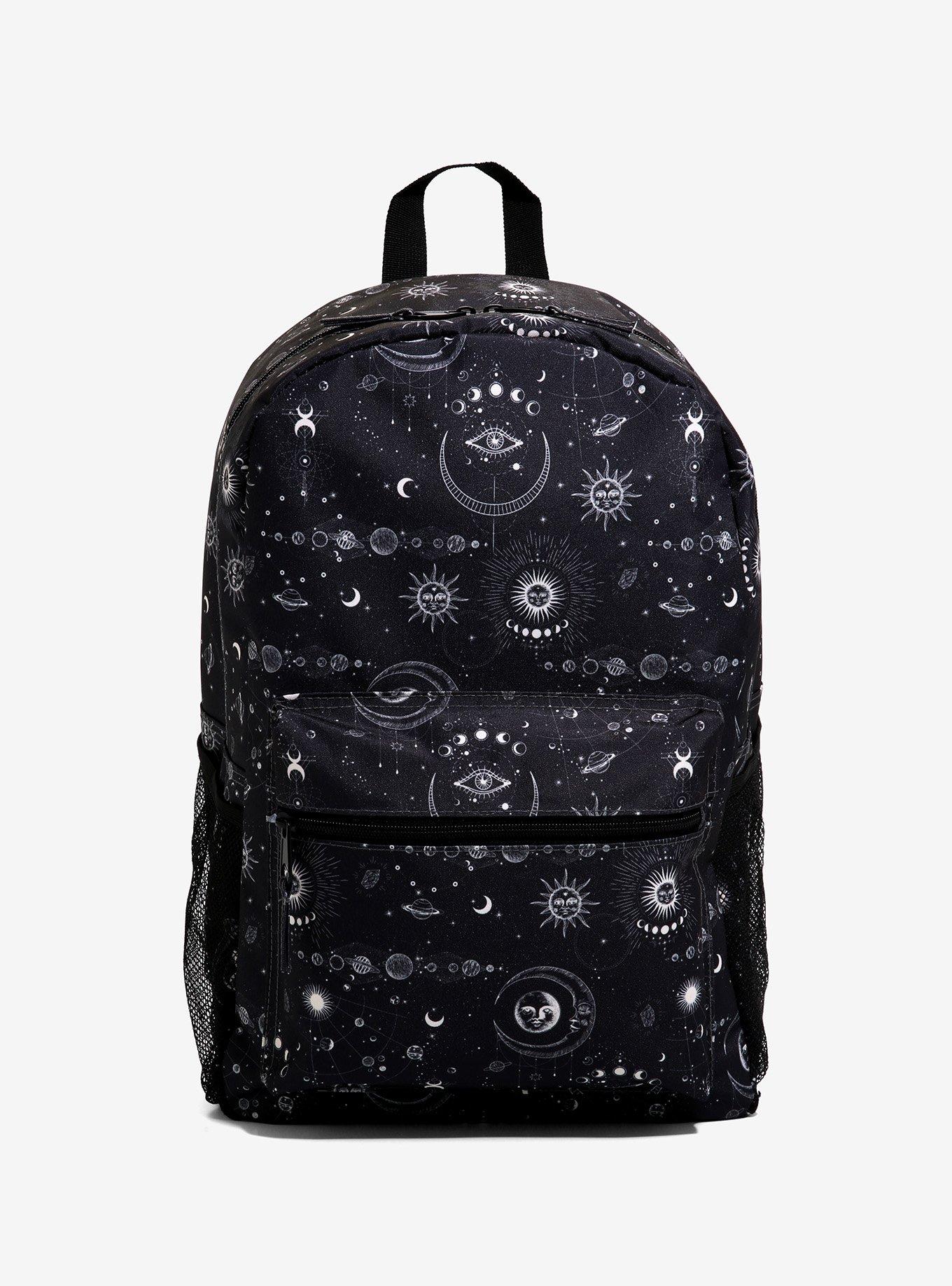 Celestial Beings Black & White Backpack, , hi-res