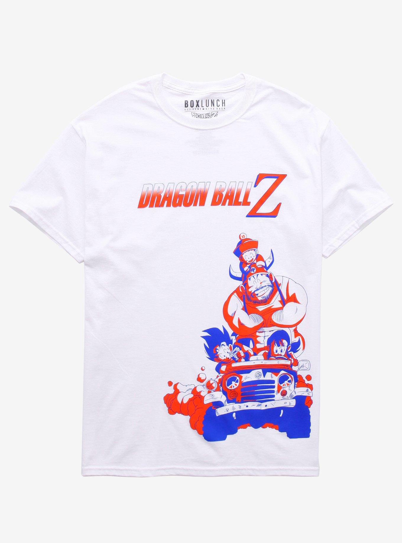 Dragon Ball Z Family Road Trip T-Shirt - BoxLunch Exclusive, OFF WHITE, hi-res