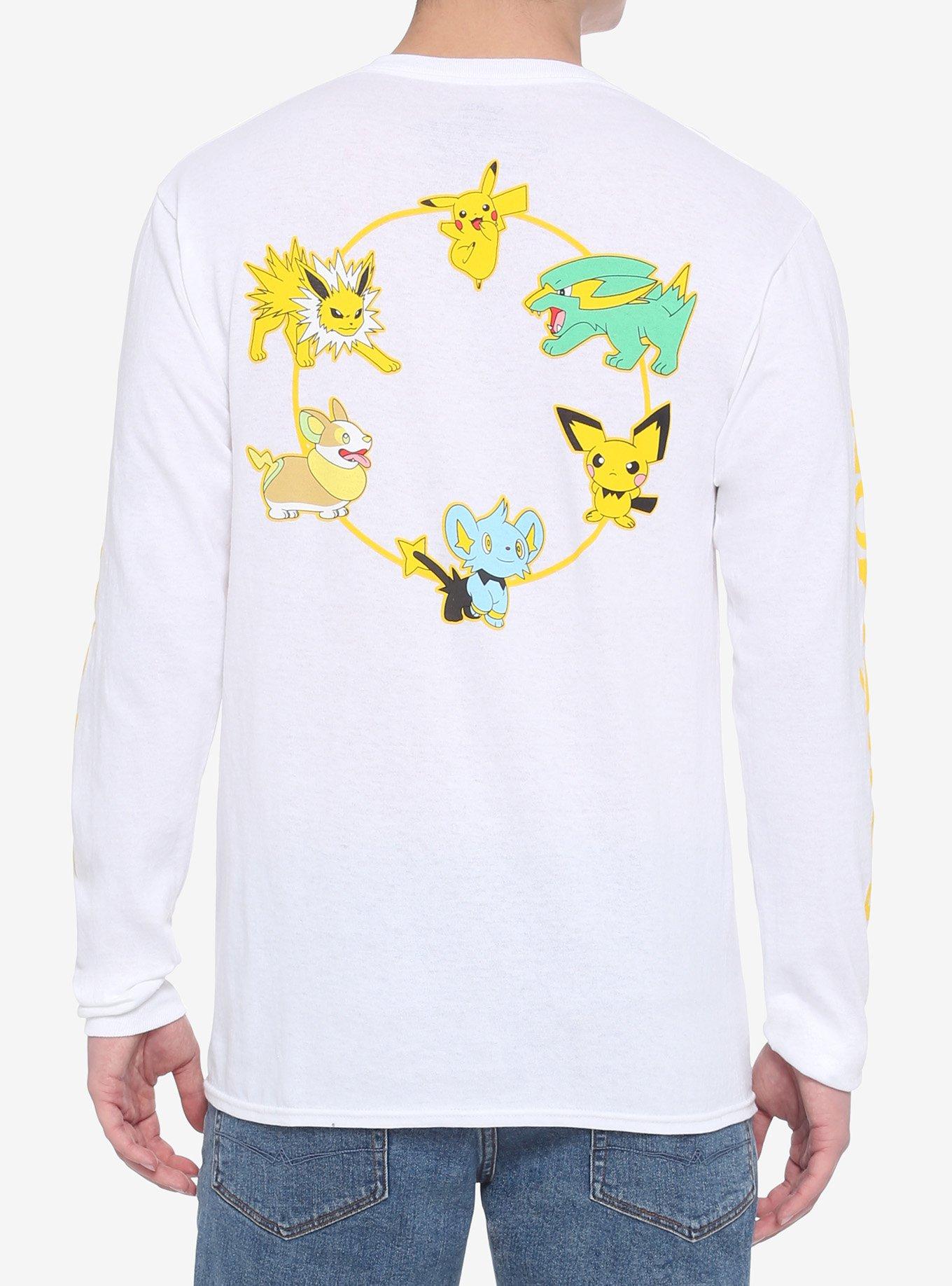 Pokemon Electric Type Long-Sleeve T-Shirt, MULTI, hi-res