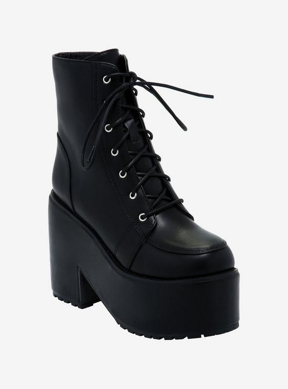 Black Platform Boots