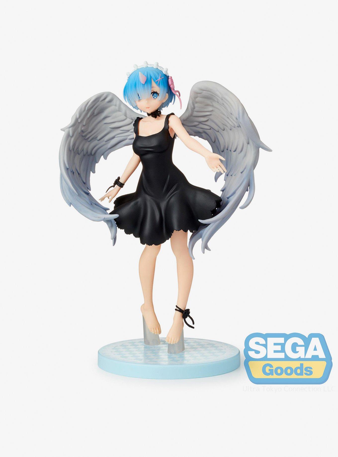 SEGA Re:Zero Starting Life In Another World Rem Fallen Angel Figure, , hi-res