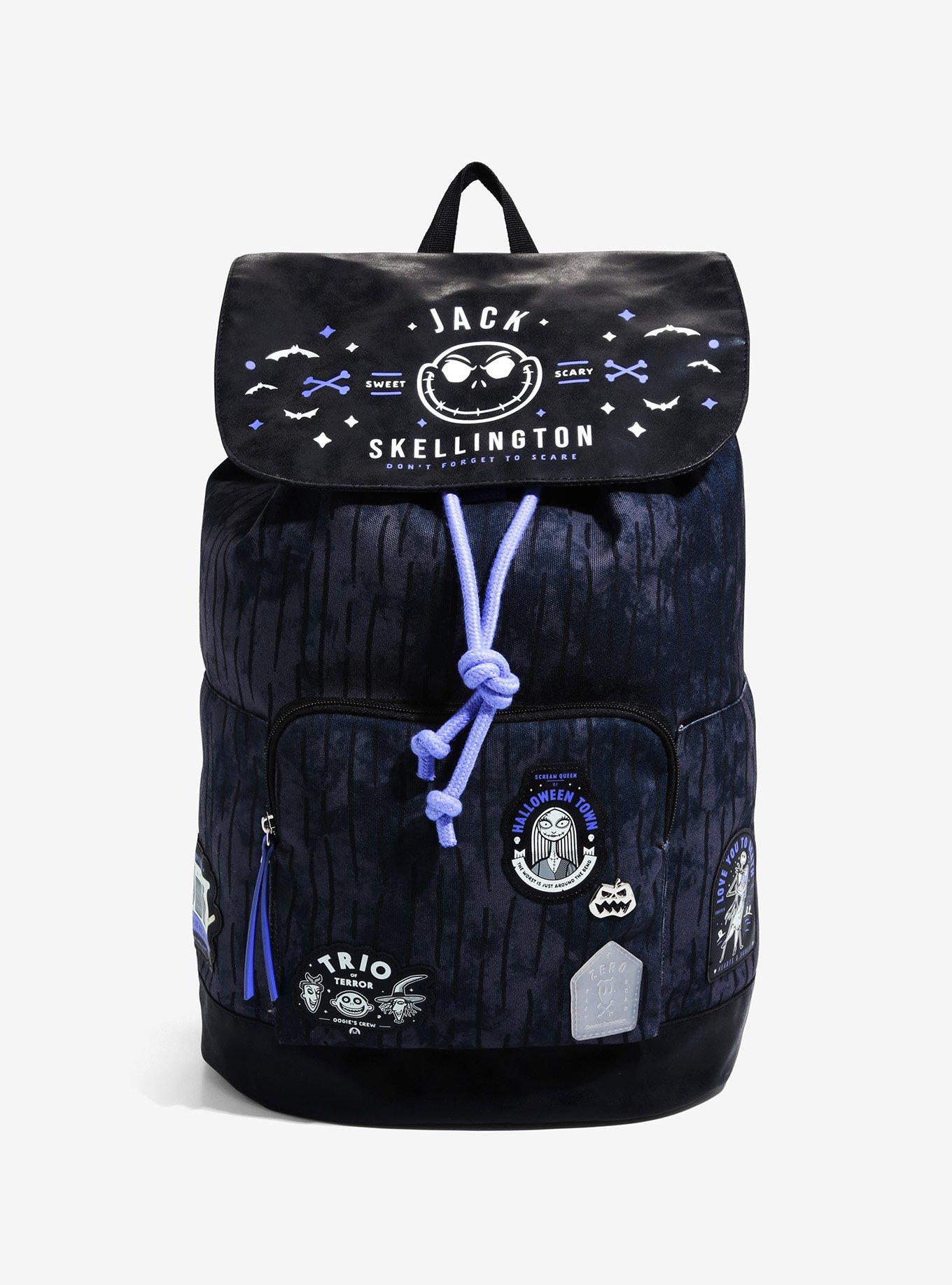 The Nightmare Before Christmas Sweet & Scary Glow-In-The-Dark Slouch Backpack, , hi-res