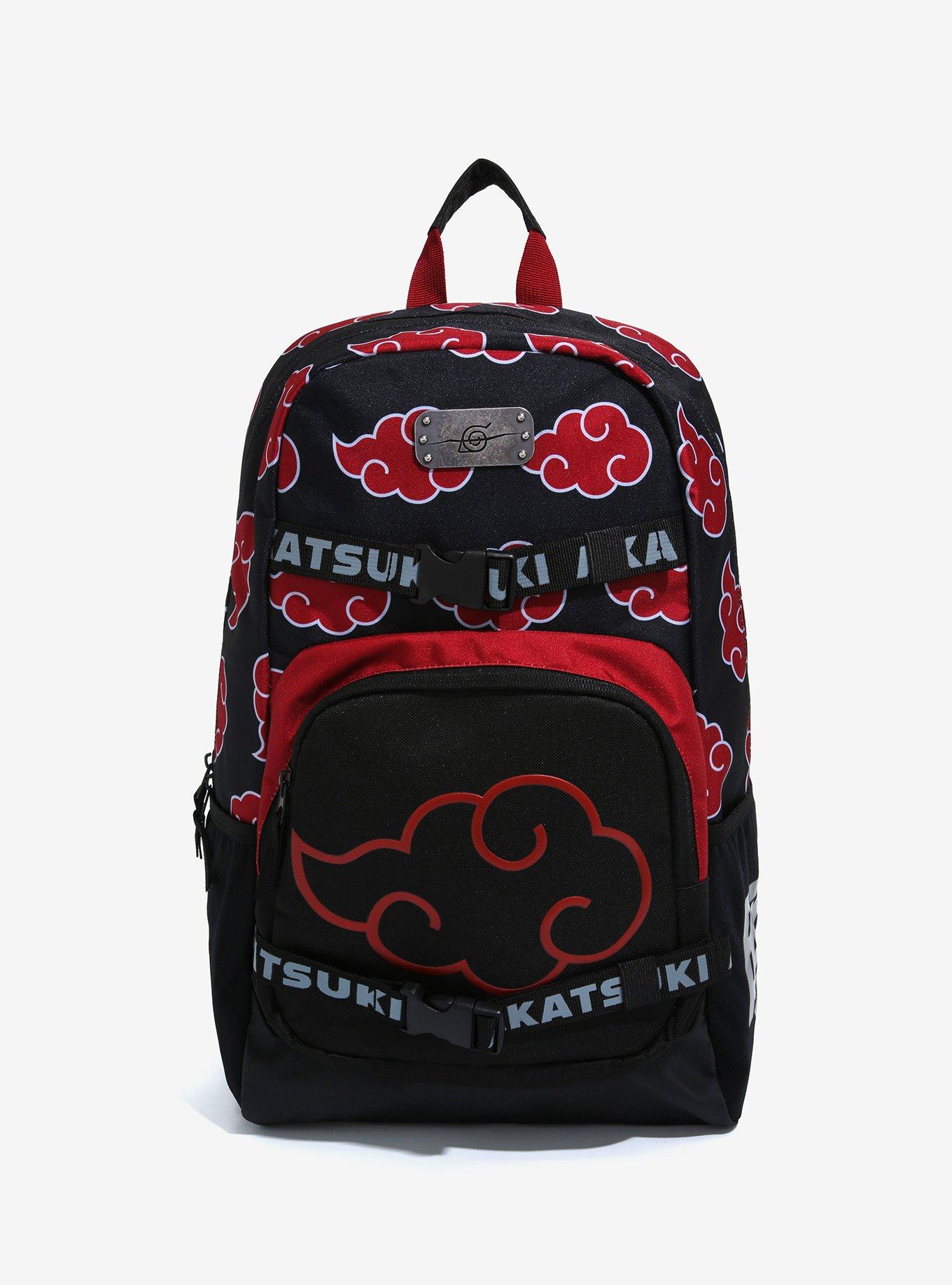 DraggmePartty Anime Uzumaki Akatsuki Itachi Backpack for Naruto