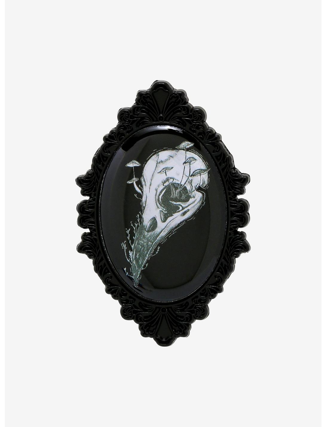 Bird Skull Enamel Pin By Guild Of Calamity, , hi-res
