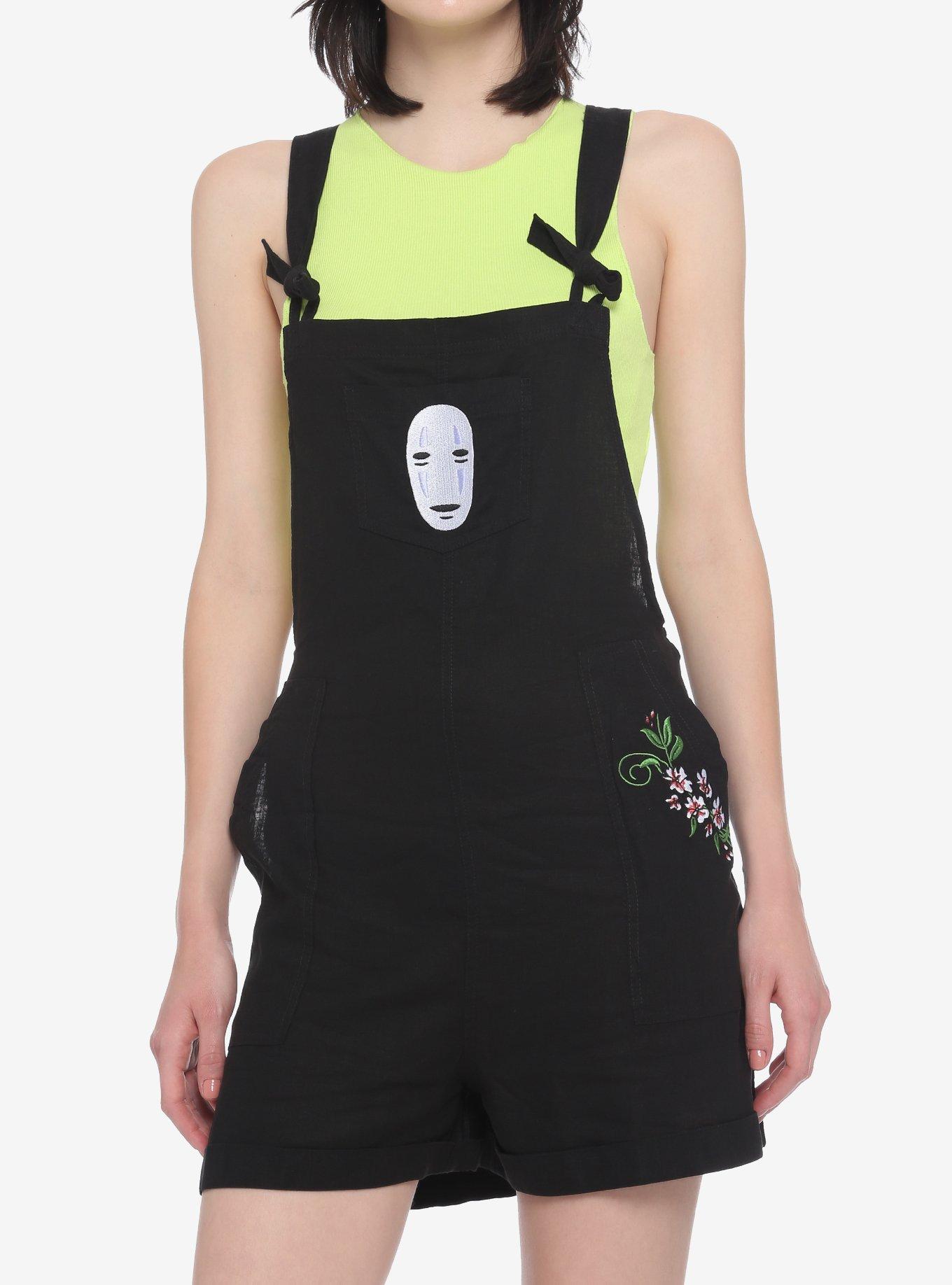 Studio Ghibli Spirited Away No-Face Linen Shortalls, MULTI, hi-res