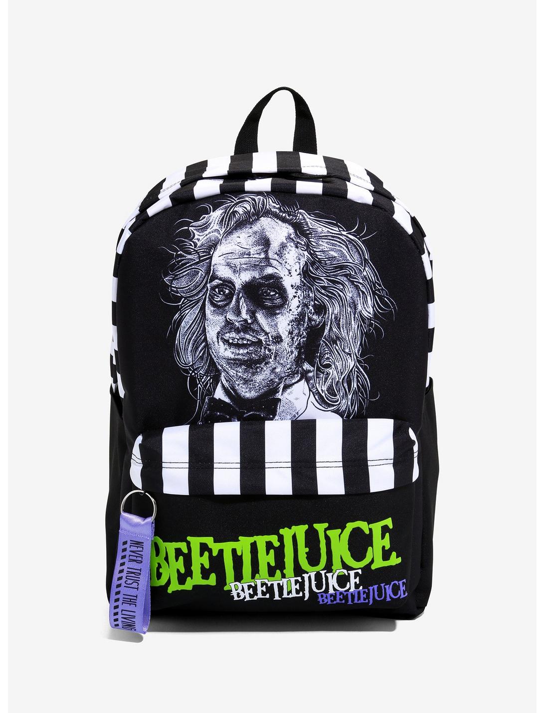 Beetlejuice Portrait Stripe Backpack, , hi-res