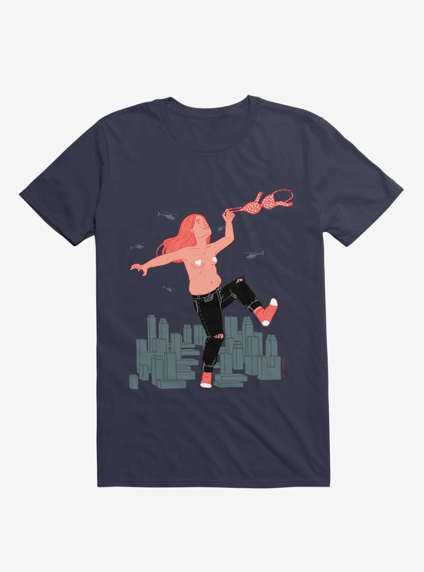 Free Yourself T-Shirt, NAVY, hi-res