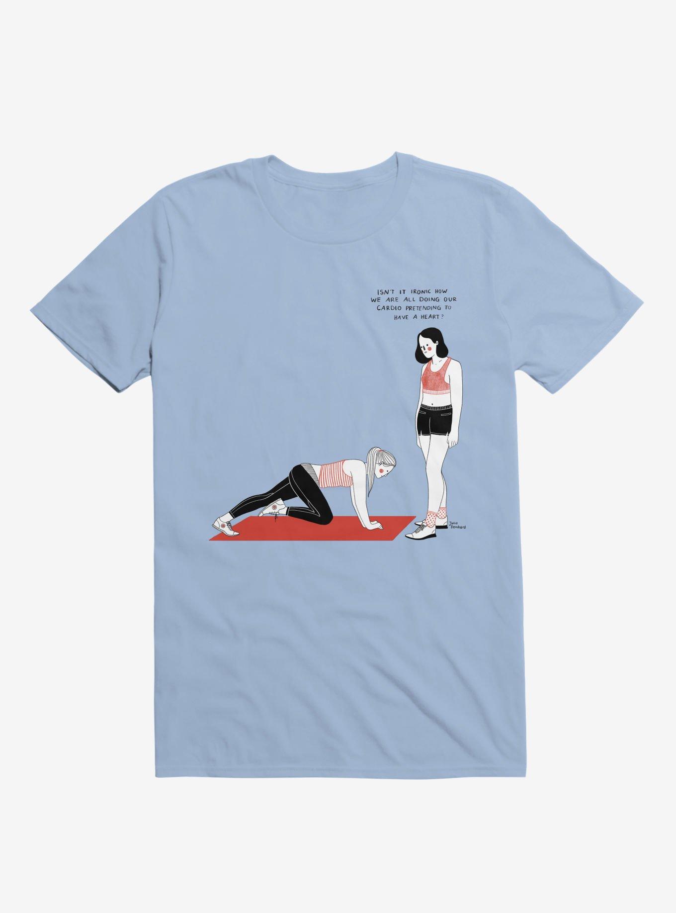Heartless Cardio T-Shirt, LIGHT BLUE, hi-res
