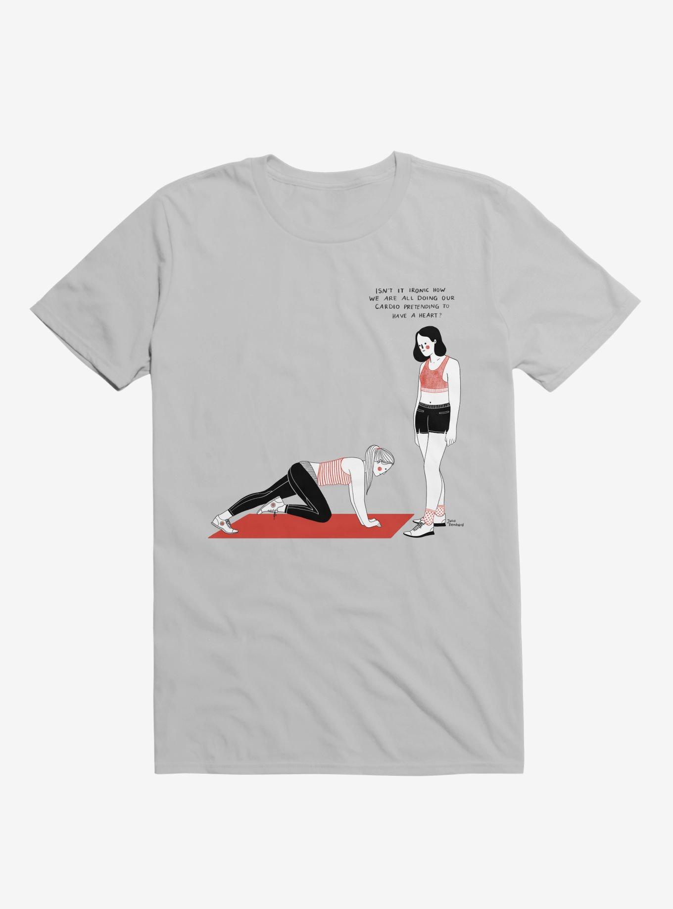 Heartless Cardio T-Shirt, ICE GREY, hi-res