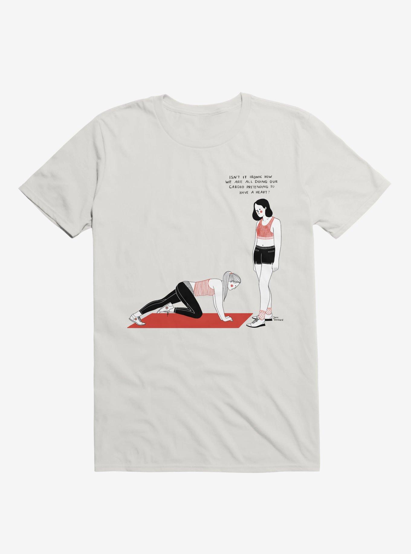 Heartless Cardio T-Shirt, WHITE, hi-res