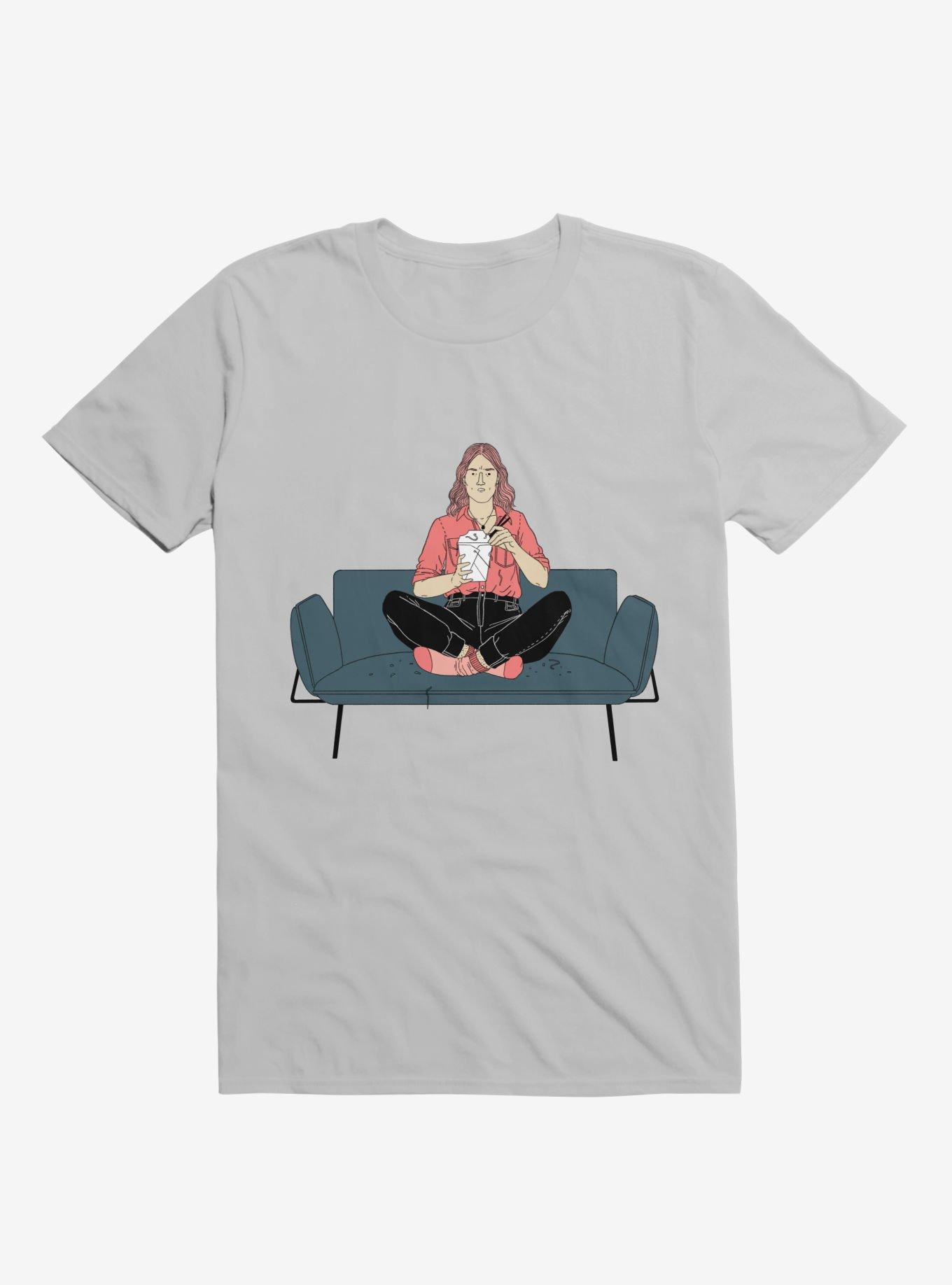 Night In Noodles T-Shirt, ICE GREY, hi-res
