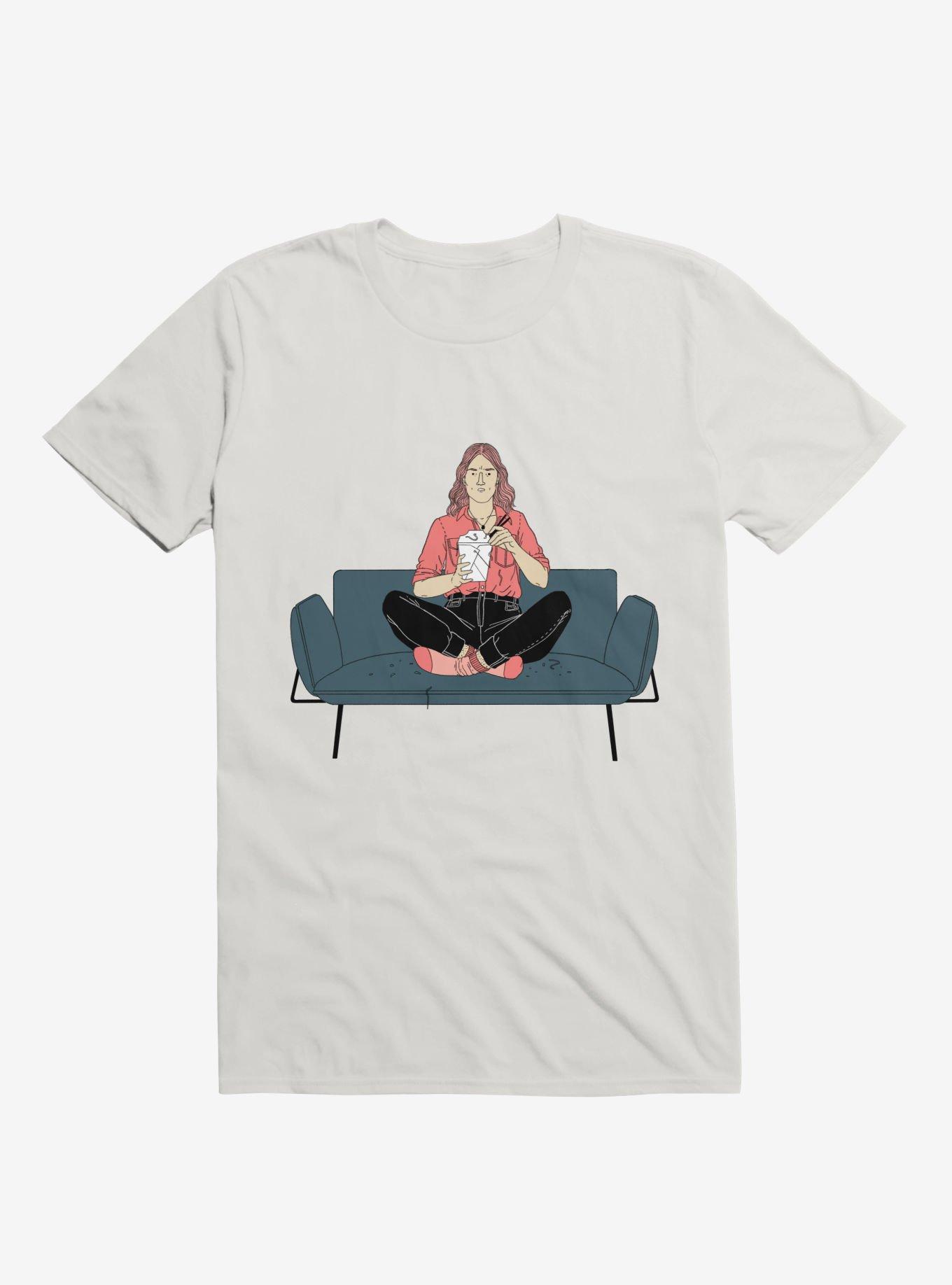 Night In Noodles T-Shirt, WHITE, hi-res