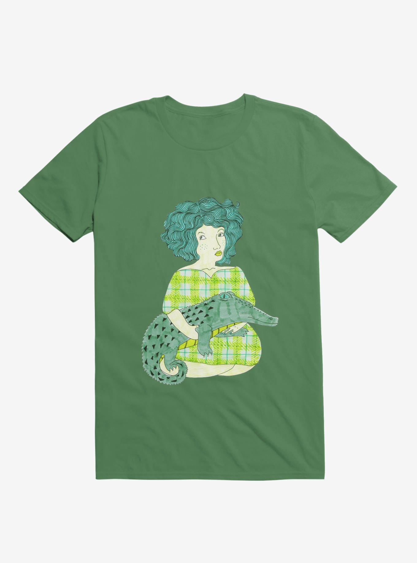 Alligator Baby Kelly Green T-Shirt, , hi-res