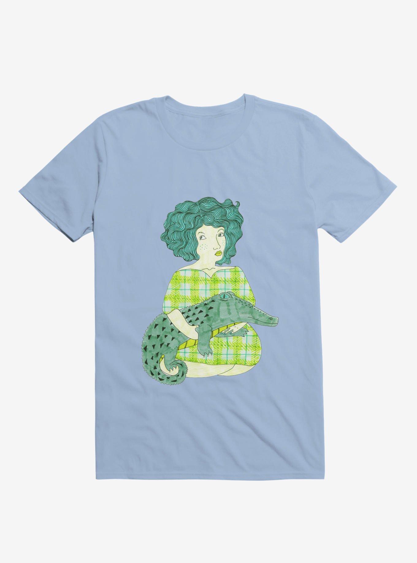 Alligator Baby Light Blue T-Shirt, , hi-res