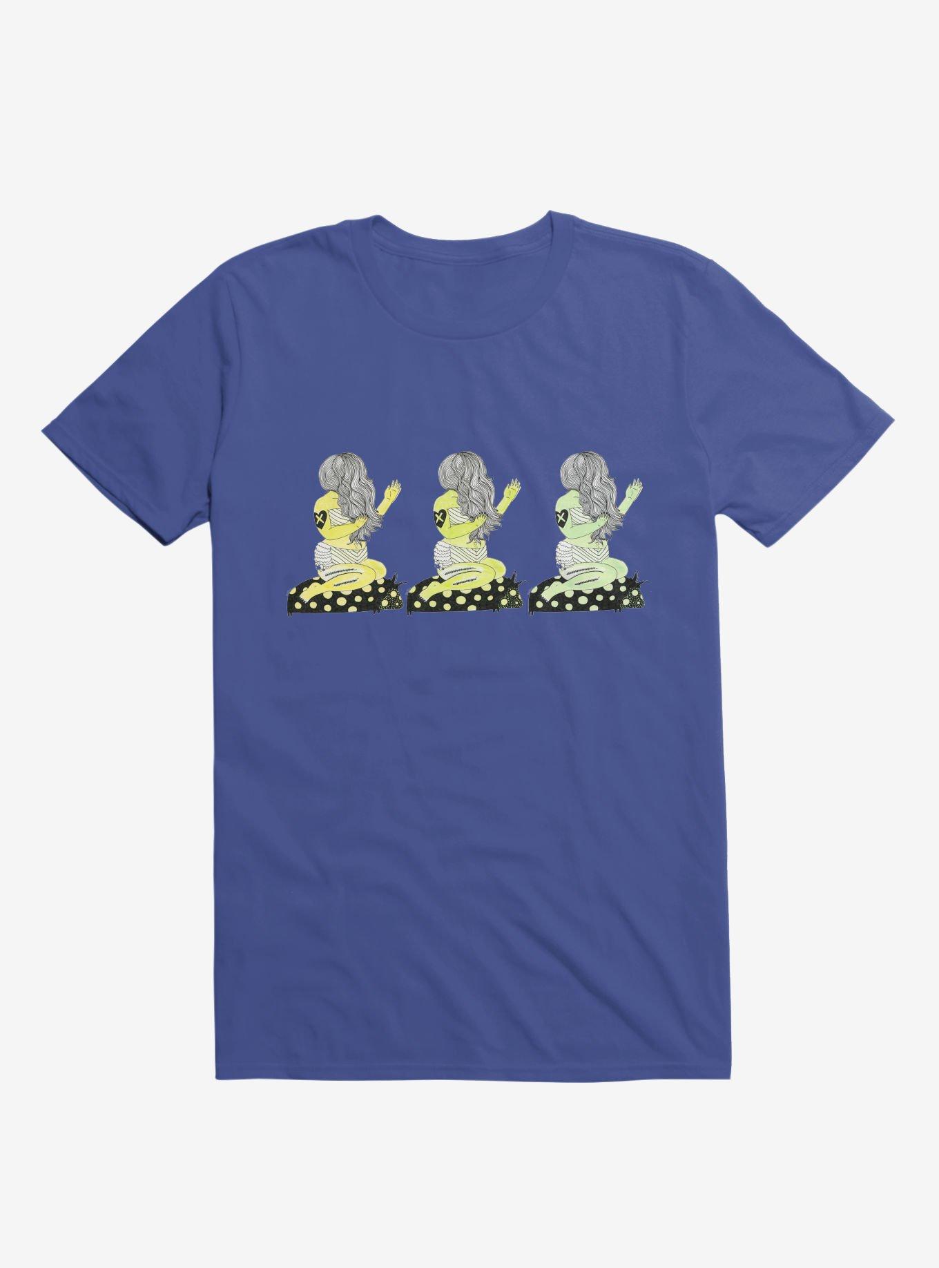 Polka Dot Bikini Babe Royal Blue T-Shirt, , hi-res