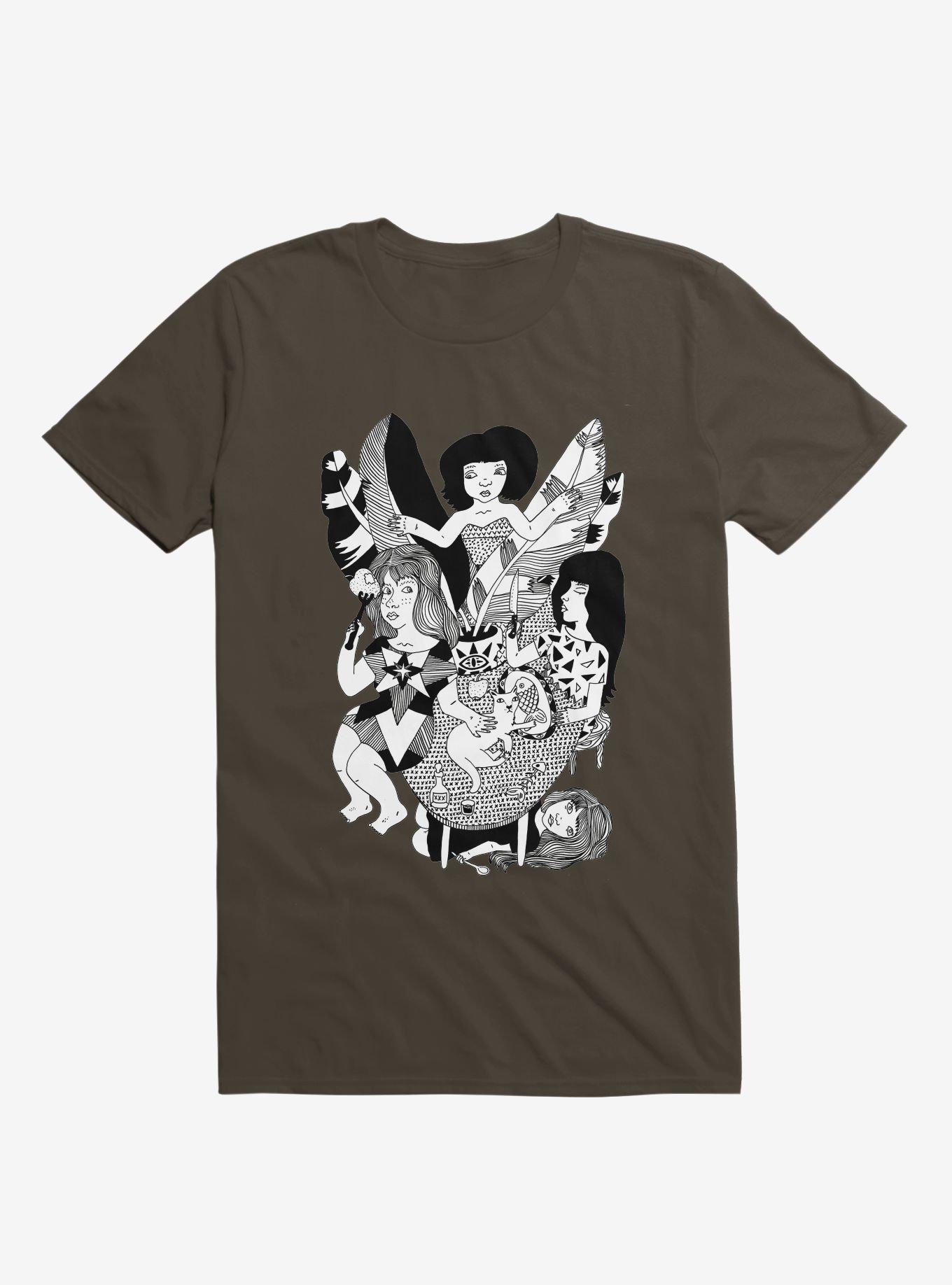 Friends Jungle Feast Brown T-Shirt, BROWN, hi-res