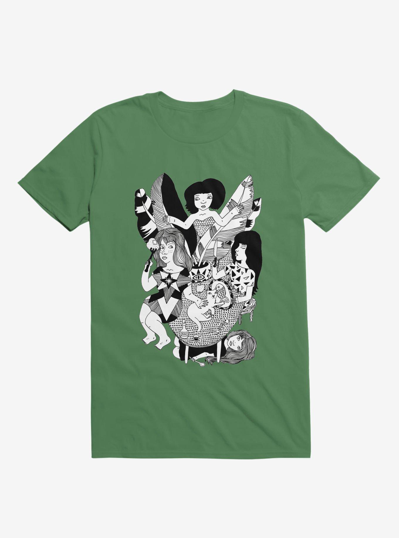 Friends Jungle Feast Kelly Green T-Shirt