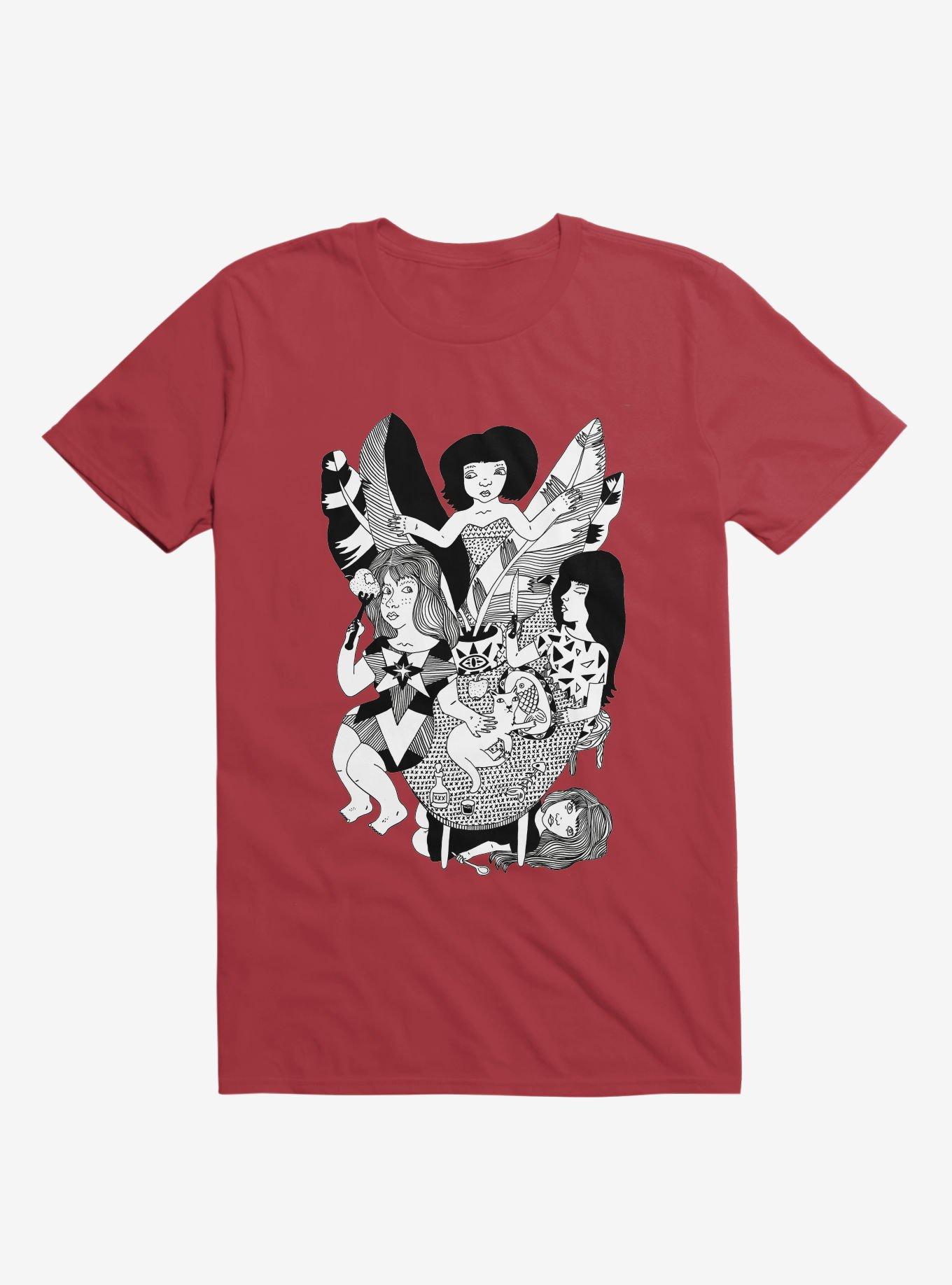 Friends Jungle Feast Red T-Shirt, , hi-res