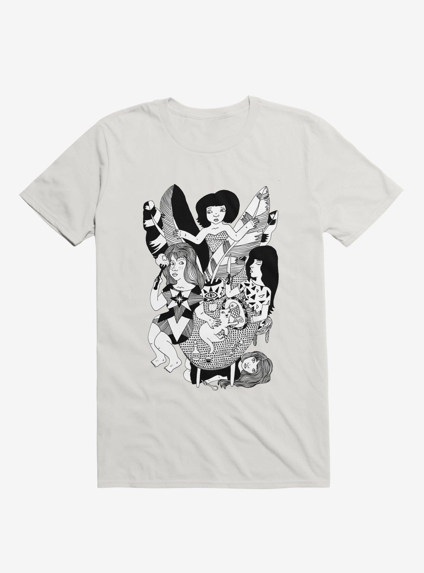 Friends Jungle Feast White T-Shirt, WHITE, hi-res