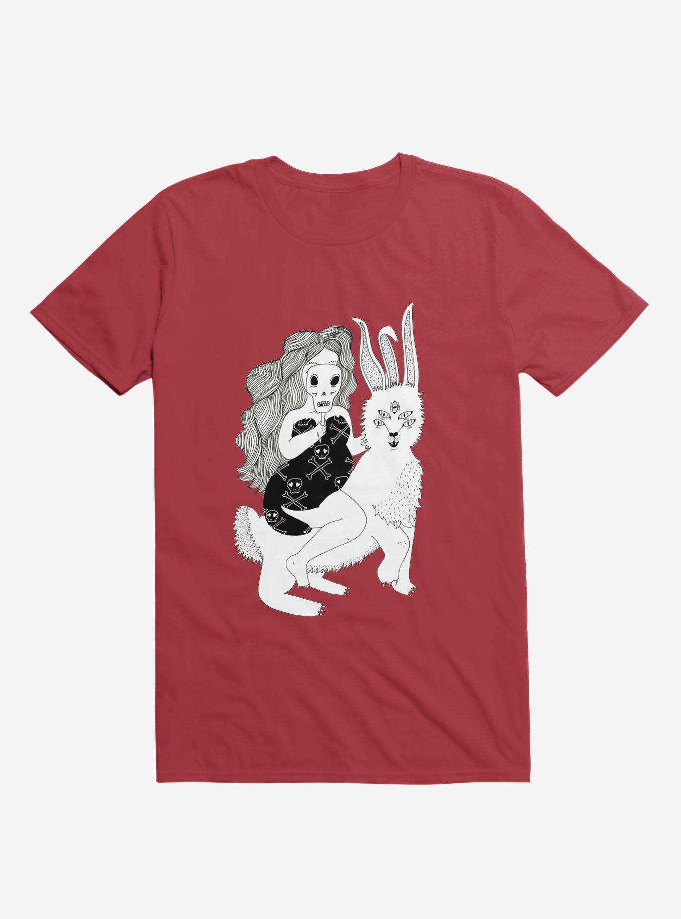 Grimm Reaper Skull Bunny T-Shirt