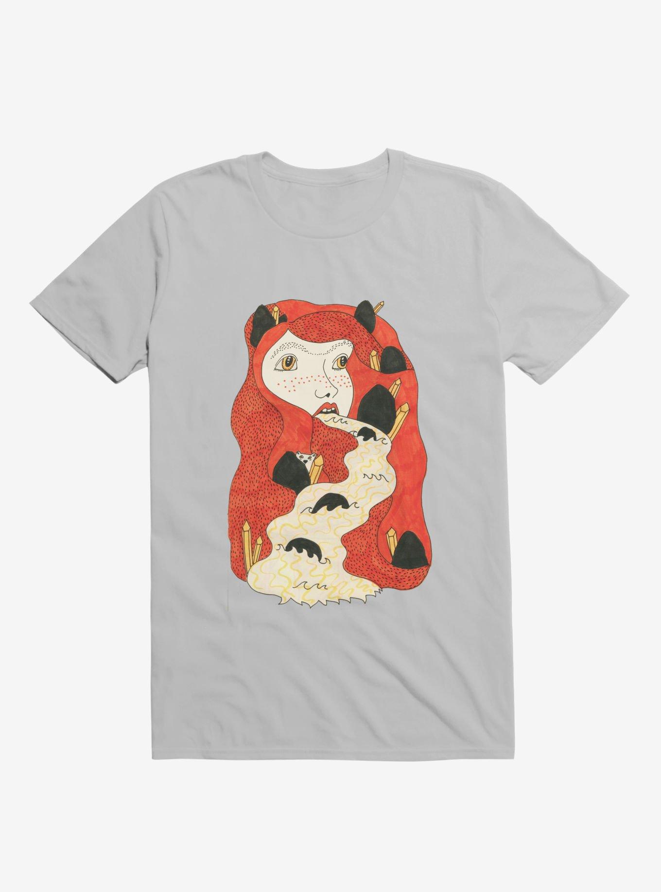 Mountain Girl Crystal River Ice Grey T-Shirt, , hi-res