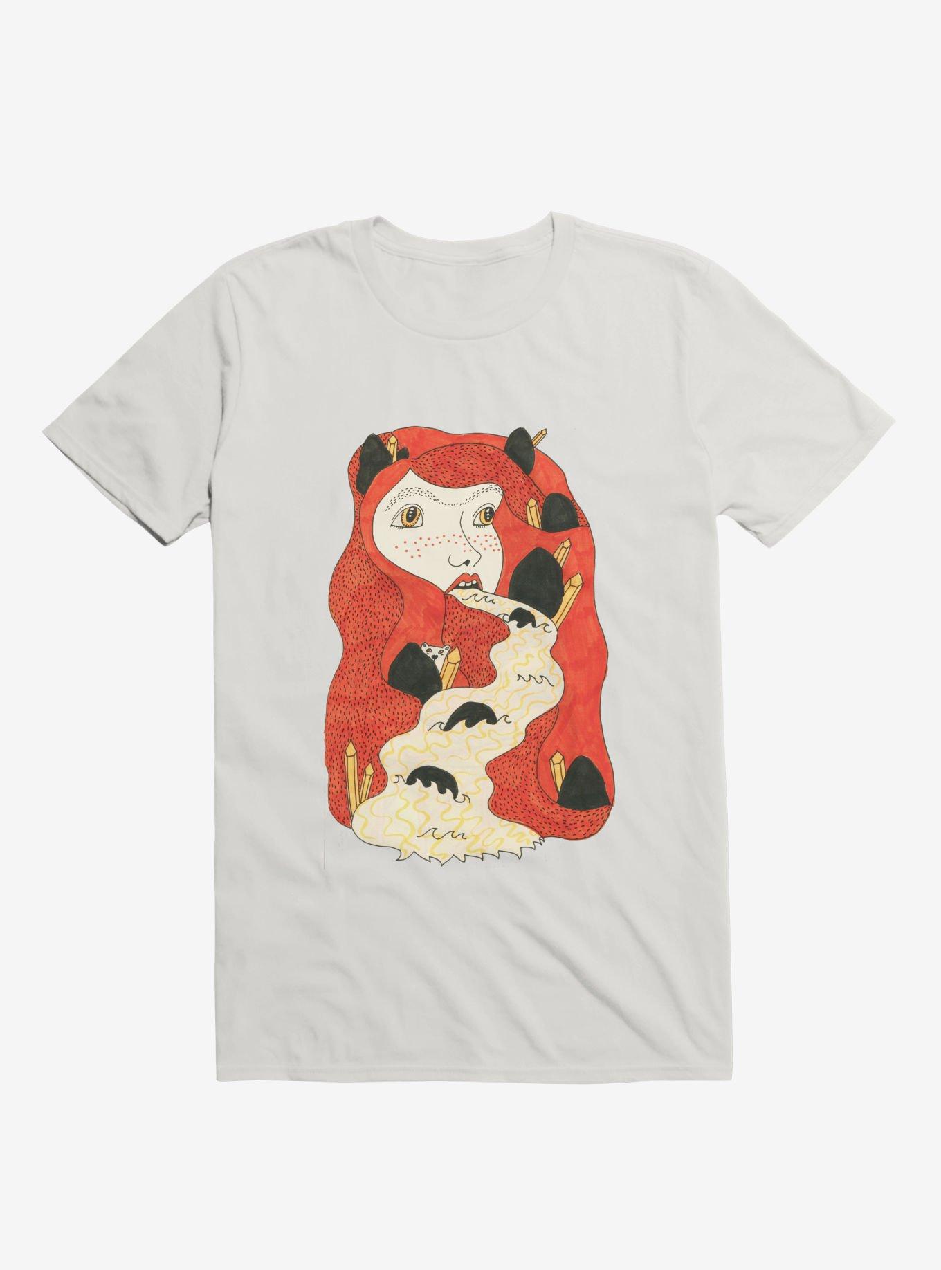 Mountain Girl Crystal River White T-Shirt