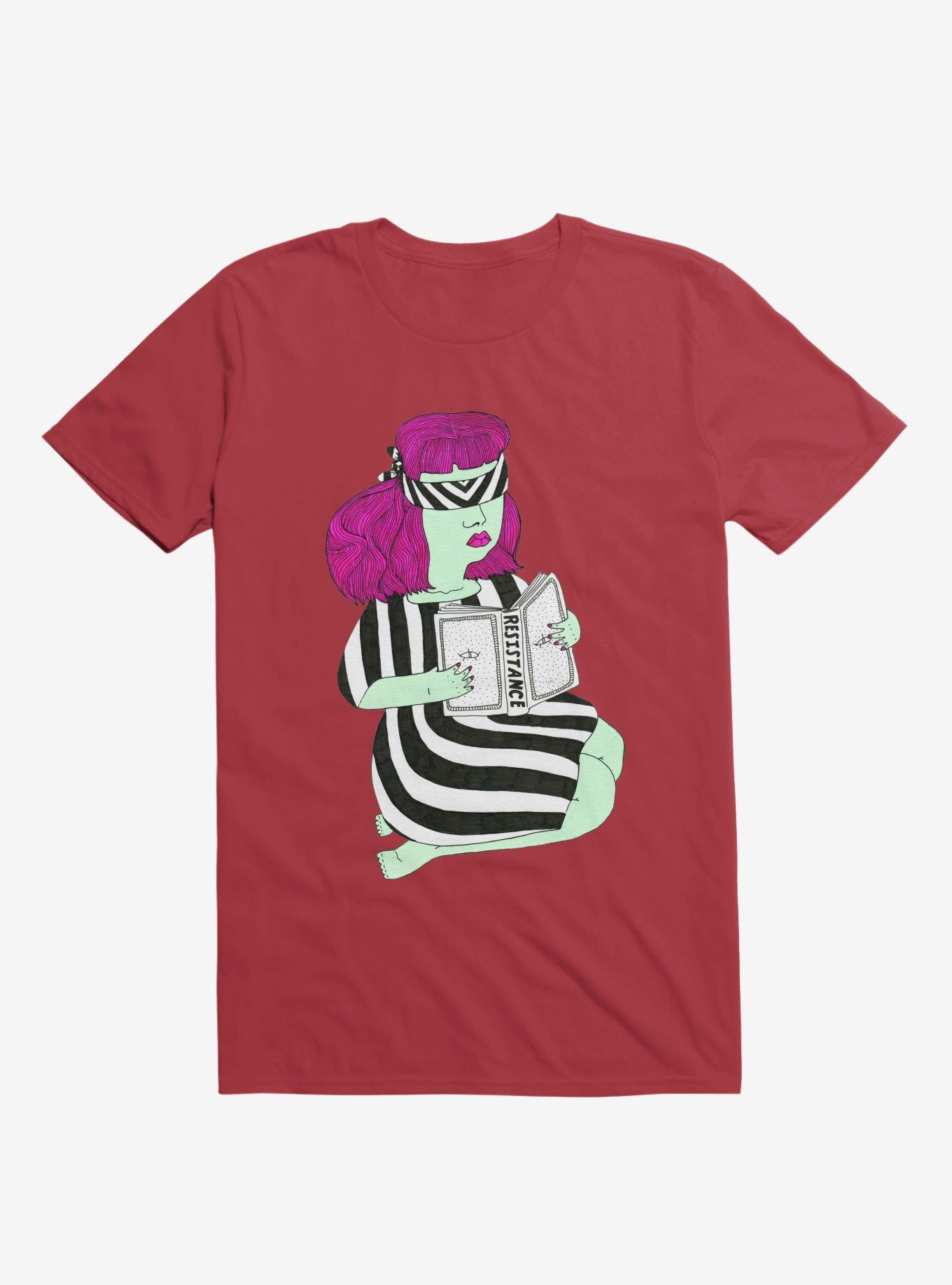 Not This Resistance Striped Blindfold Red T-Shirt, , hi-res