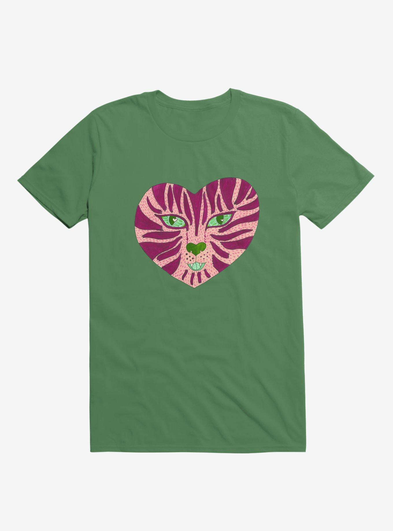 Tiger Heart Kelly Green T-Shirt, KELLY GREEN, hi-res