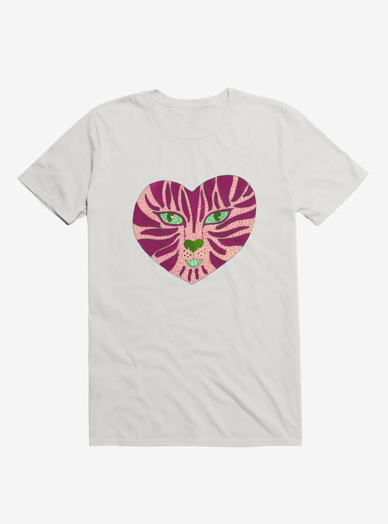 Tiger Heart White T-Shirt