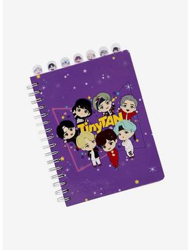 TinyTAN Character Purple Tabbed Journal Inspired By BTS, , hi-res