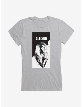 The Umbrella Academy Monochrome Allison Girls T-Shirt, HEATHER, hi-res