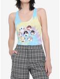 TinyTAN Character Tie-Dye Girls Tank Top Inspired By BTS, MULTI, hi-res
