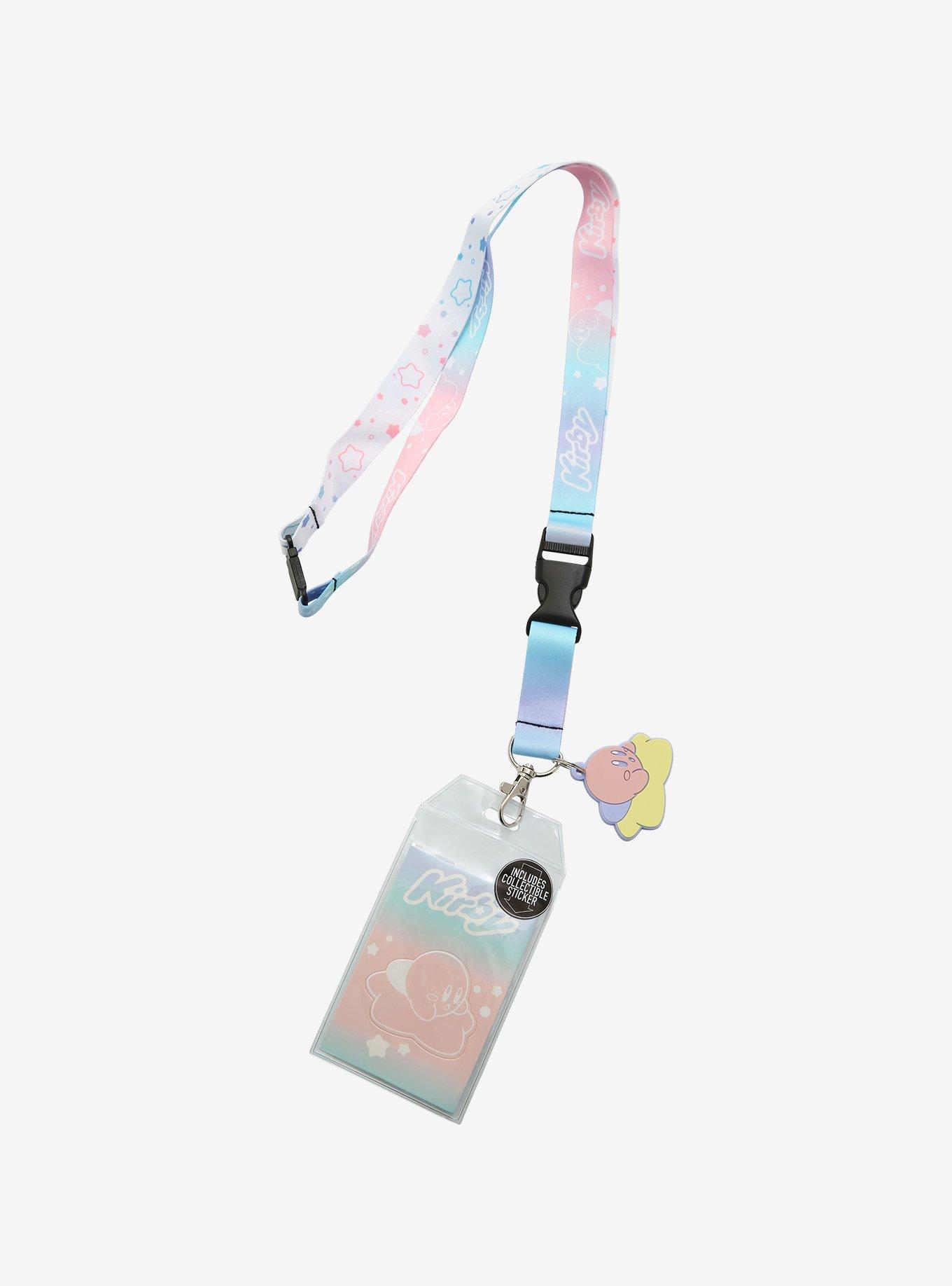 Kirby Pastel Stars Lanyard, , hi-res