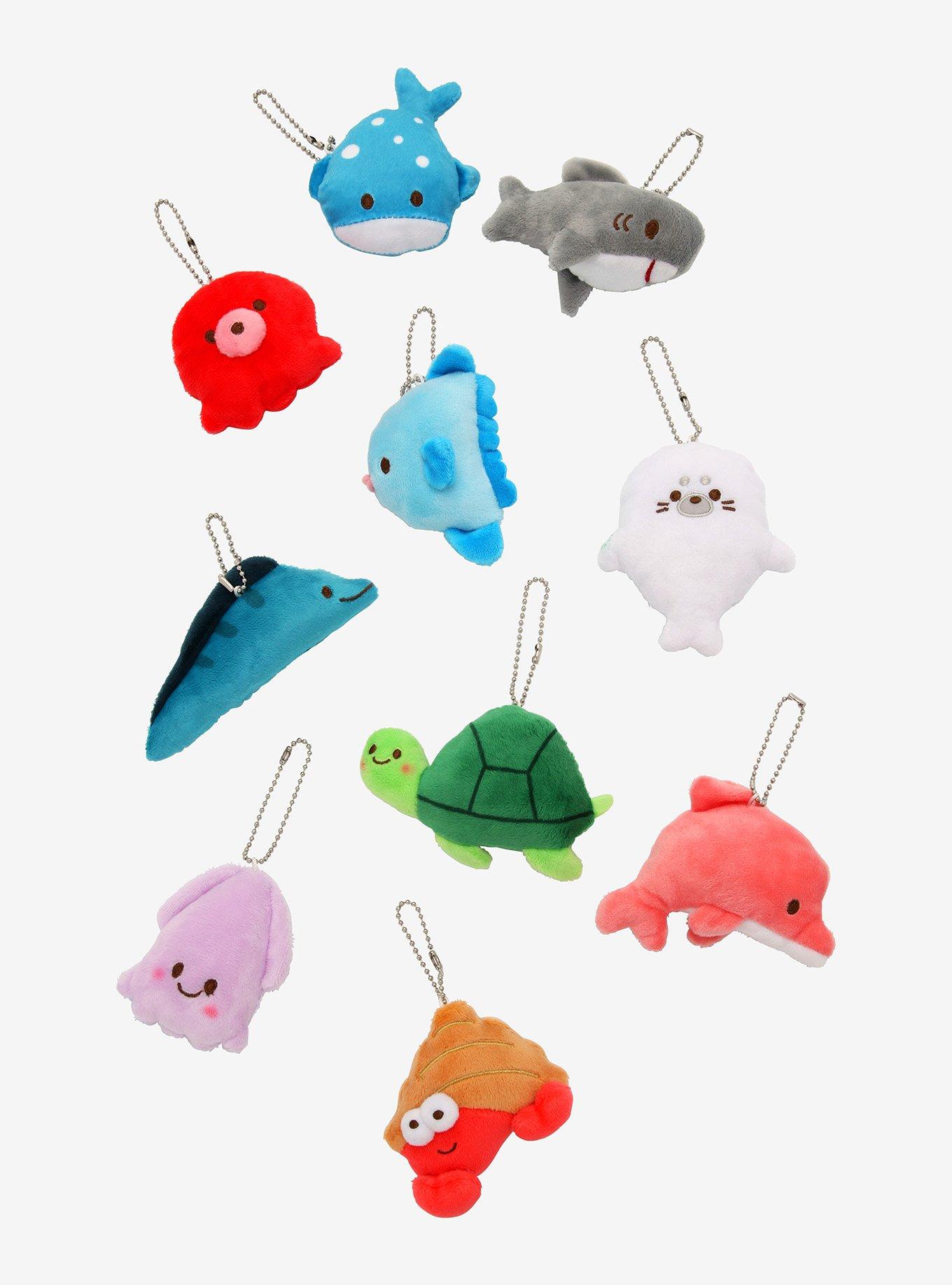 Sea Life Assorted Blind Bag Mini Plush Key Chain, , hi-res