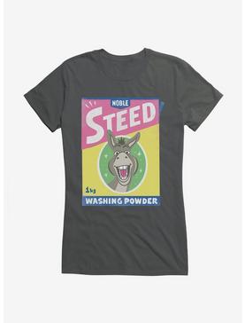 Shrek Donkey Noble Steed Wash Girls T-Shirt, CHARCOAL, hi-res