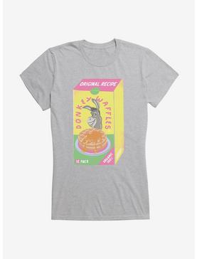 Shrek Donkey Waffles Girls T-Shirt, HEATHER, hi-res